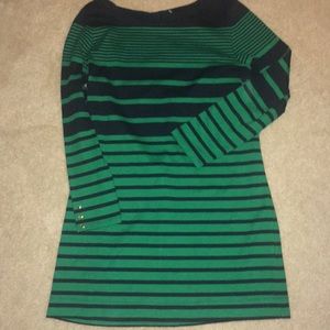 Blue and Green Dress